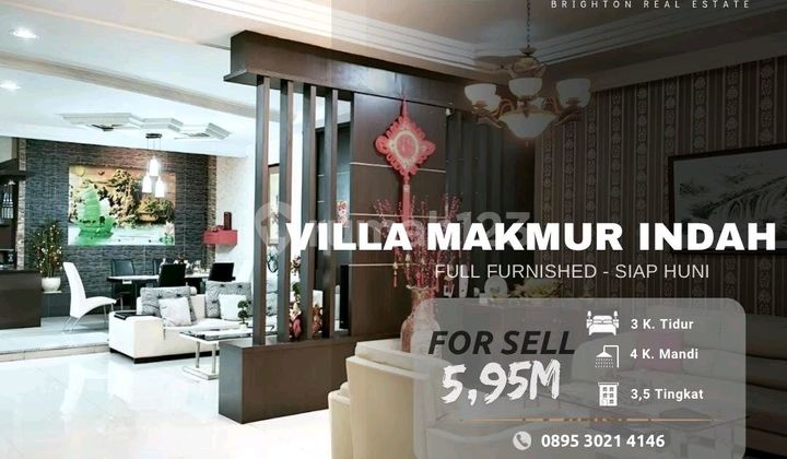 Rumah Villa Makmur Indah Medan - Full Furnished - Siap Huni Rumah Villa Makmur Indah Medan - Full Furnished - Siap Huni