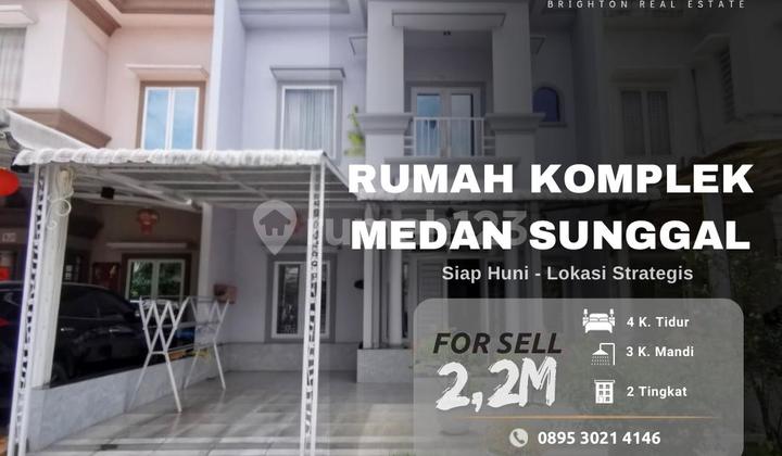 Rumah Konplek Medan Sunggal - Semi Furnished - Siap Huni 