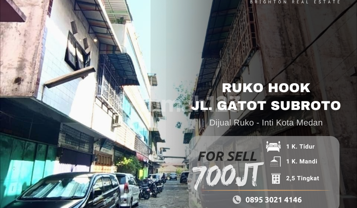Dijual Ruko Hook - Inti Kota - Harga Under Market