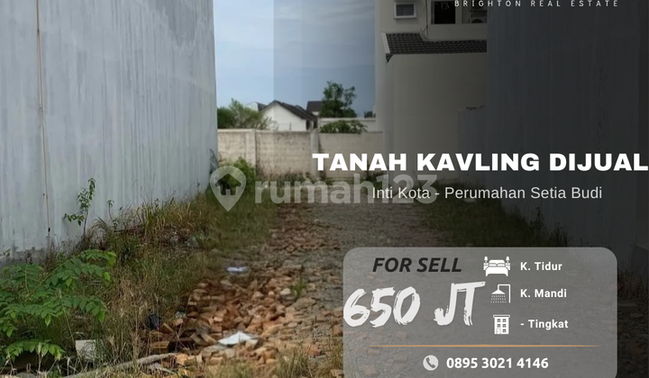 Dijual Tanah Kavling Inti Kota Medan - Perumahan Setia Budi