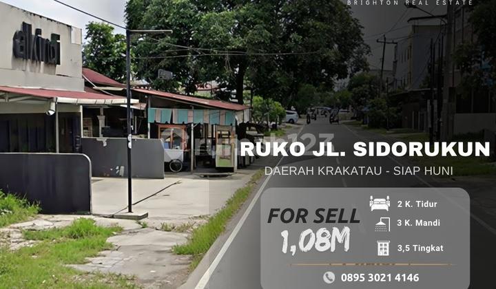 Ruko Bisnis Jalan Sidorukun Medan - Siap Huni Ruko Bisnis Jalan Sidorukun Medan - Siap Huni