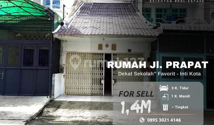 Rumah Lokasi Inti Kota Medan - Sangat Strategis - Jl Prapat