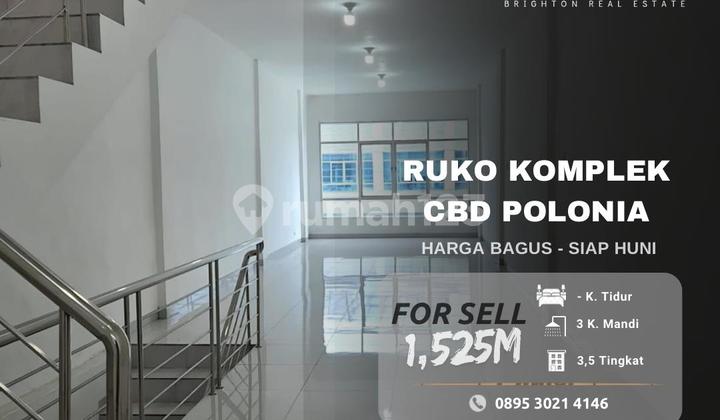 Ruko Komplek Cbd Polonia - Siap Huni - Harga Bagus