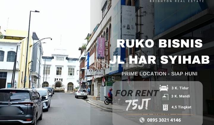 Ruko Bisnis Jalan Har Syibah - Lokasi Super Strategis Medan