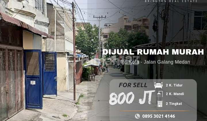 Dijual Rumah Inti Kota Medan Harga Murah - Strategis