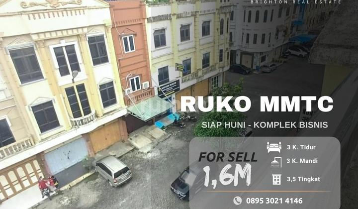 Ruko Mmtc Medan - Siap Huni - Komplek Bisnis
