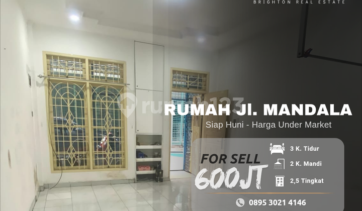 Rumah Komplek Jl. Mandala Medan - Under Price