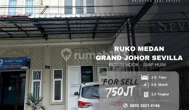 Ruko Komplek Grand Sevilla - Posisi Hook - Siap Huni Ruko Komplek Grand Sevilla - Posisi Hook - Siap Huni