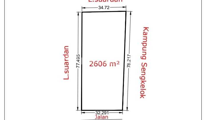 Land & Building for Rent at Kaliantan Beach