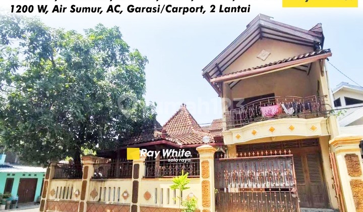 Dijual Rumah 9Kamar Potensi Jadi Kost di Sumber Banjarsari Solo