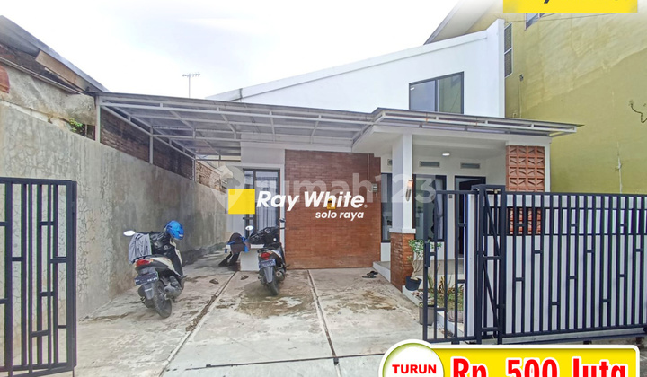 Turun Harga Rumah 2Kamar Siap Huni Akses 1Mobil Kartasura Solo