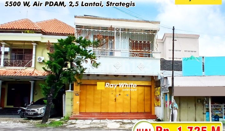 For Rent: Strategic Shop House on the Main Roadside, Nusukan, Banjarsari, Solo
