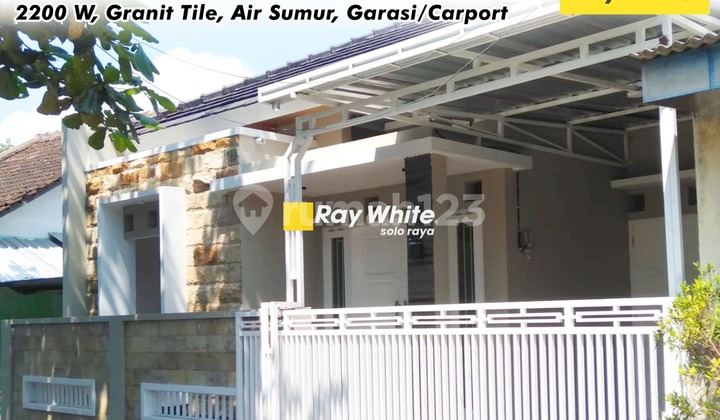 2-Bedroom House Ready to Occupancy, Access to Simpangan, Near Manahan Kerten Solo 2-Bedroom House Ready to Occupancy, Access to Simpangan, Near Manahan Kerten Solo