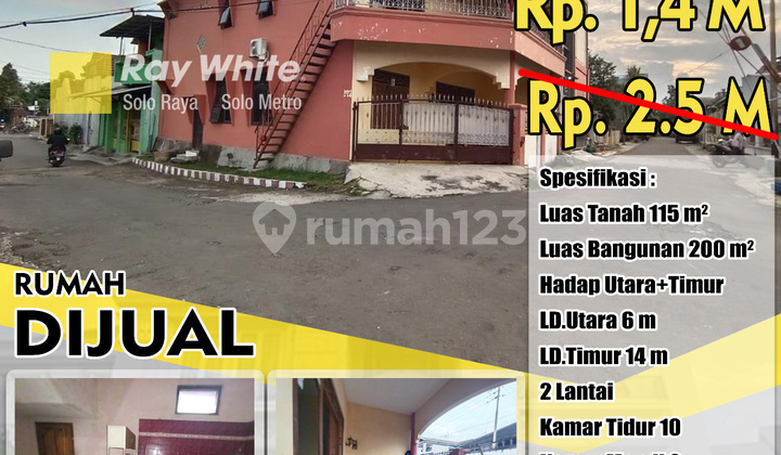 Dijual Rumah 10Kamar Siap Huni Dekat Masjid Zayed Gilingan Solo Dijual Rumah 10Kamar Siap Huni Dekat Masjid Zayed Gilingan Solo