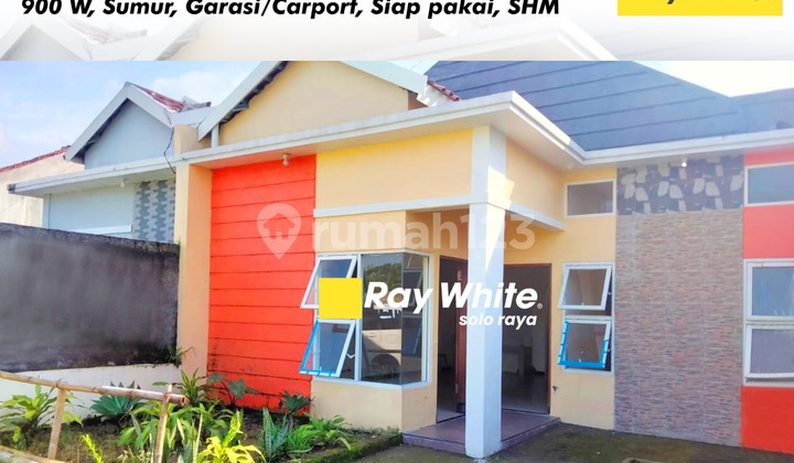 Cluster House 2 Bedrooms Ready to Occupy in Ngemplak Kartasura Area, Solo