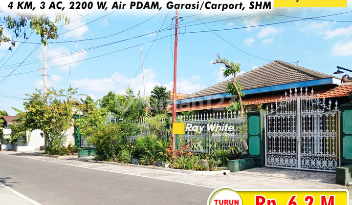 Dijual Rumah 5Kamar Strategis Dekat Stadion Manahan Laweyan Solo