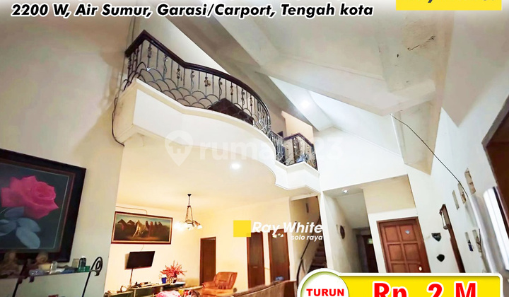 Price Drop for a 5-Bedroom Ready-to-Live House in Keprabon, Banjarsari, Solo