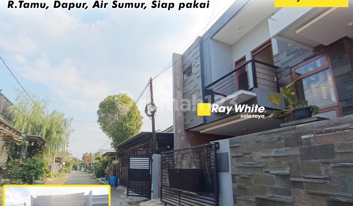Rumah Cluster 3Kamar Dekat Akses Tol Kartasura Sukoharjo Solo