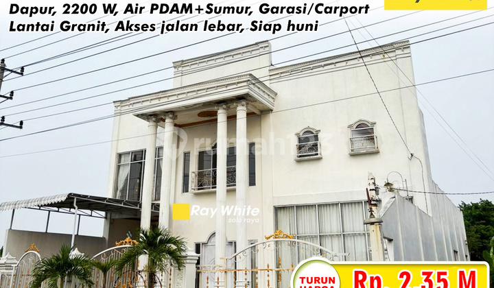 Turun Harga Rumah Mewah 4 Kamar Siap Huni di Parangjoro Sukoharjo