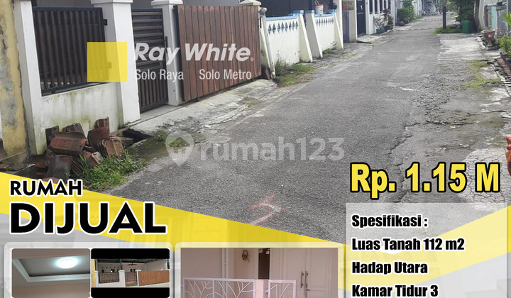 For Sale 3-Bedroom House Ready to Occupancy Near Purwosari Station Laweyan Solo