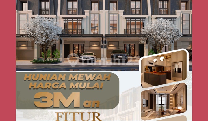 Rumah Baru 3 Lantai Area Cilandak Dekat MRT Fatmawati dan Busway Ragunan - Sudirman Hanya 10 Menit Transmart Cilandak