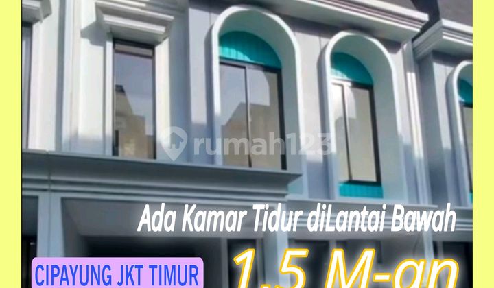 Promo Ramadhan!! Harga Turun 175-Juta. Rumah Baru One-Gate Cluster bisa Jalan Kaki ke Jalan Raya. 20 Mnt LRT Kuningan / Masuk Tol Jorr -Jagorawi