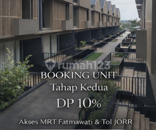 Modern Smart Living Integrated Landed House Double-Decker Near MRT Fatmawati, JORR Toll Road, Mal Cilandak Town Square