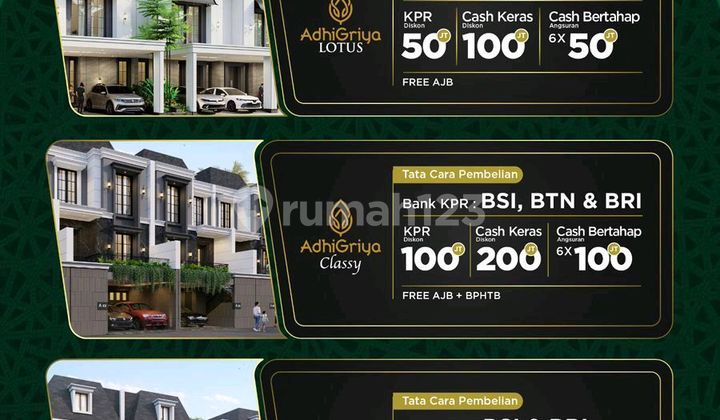 Rumah Baru 2 Lantai Bebas Macet Dekat Pintu Gerbang Mabes T N I - A L Dekat Stasiun LRT Taman Mini - Kuningan Rumah Baru 2 Lantai Bebas Macet Dekat Pintu Gerbang Mabes T N I - A L Dekat Stasiun LRT Taman Mini - Kuningan
