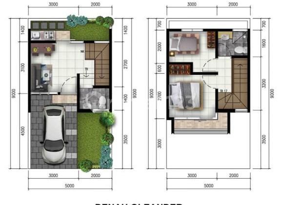 House For Rent Furnished in Golden City Cluster North Bekasi 2