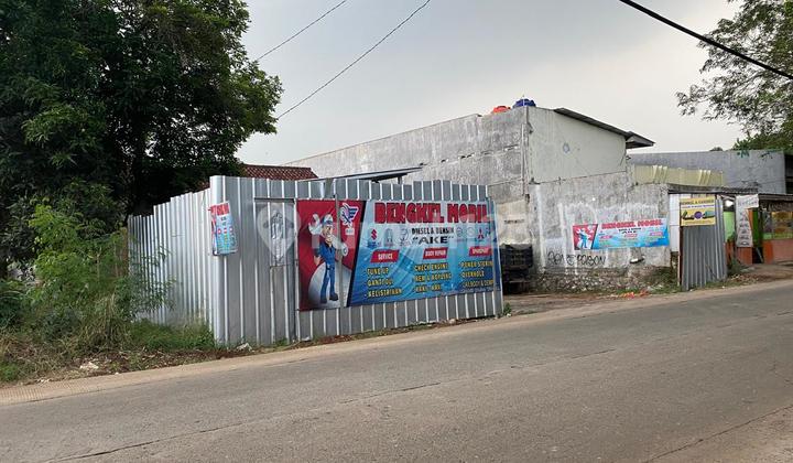 Tanah Kavling di Pinggir Jalan Raya Dekat Pintu Tol Setu Bekasi