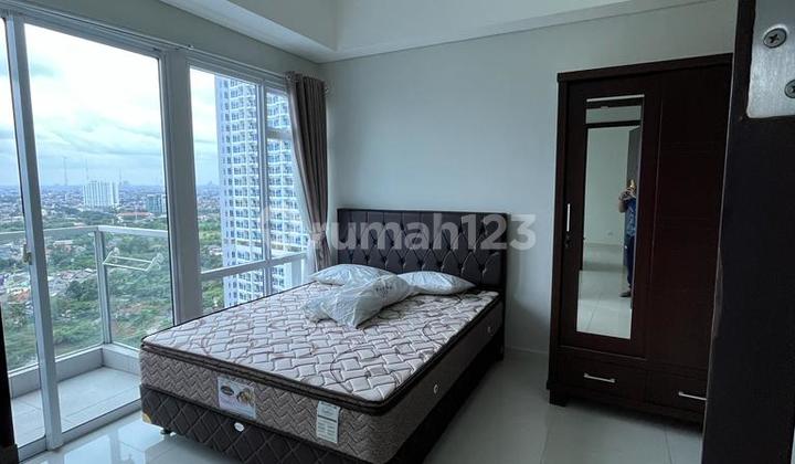Ready Apartemen 2+1 Kamar Tidur Semi Furnished View Pool 1