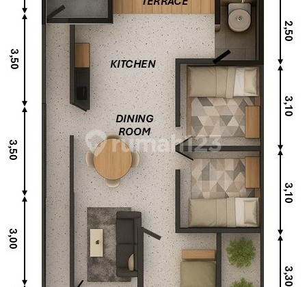 Strategic and ready-to-occupy house near Manahan Stadium, Solo. 2