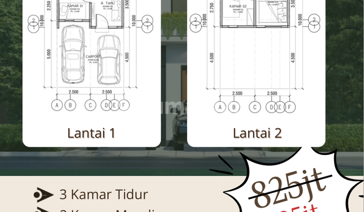 Rumah Cluster 790Jt bisa KPR Dekat Mcd Cipayung Jakarta Timur 2