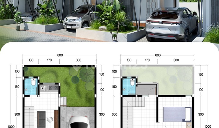 Jual Rumah Mewah 2 Lantai di Karanganyar Kota 2