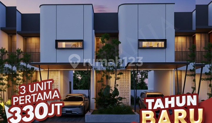 * Rumah 2 Lantai Bergaya Modern Minimalis, Berlokasi Solo Timur