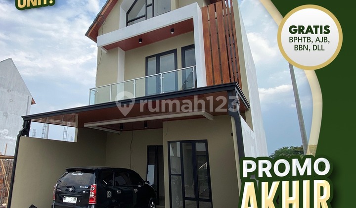 Dijual Rumah Mewah 2 Lantai Desain Modern Letak Strategis
