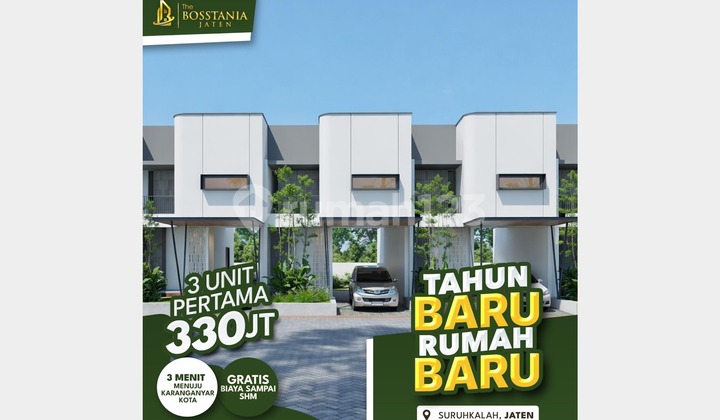 Rumah Solo Timur 2 Lantai Harga 330 Juta Grtais Biaya SHM 1