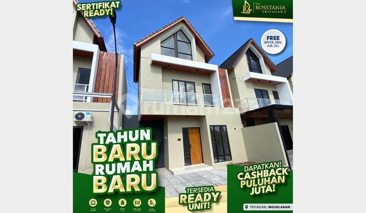 Rumah Solo Timur 2 Lantai dengan Harga Murah Letak Strategis