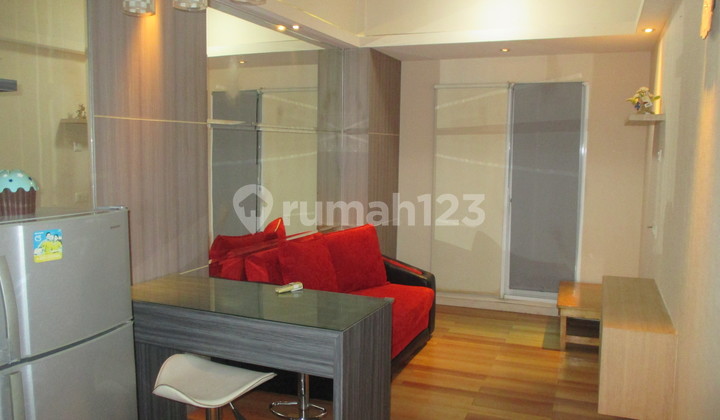 Minimum 6-month contract, monthly payment for a 1-bedroom apartment at Puri Park View (originally a 2-bedroom renovated into 1 bedroom). 2