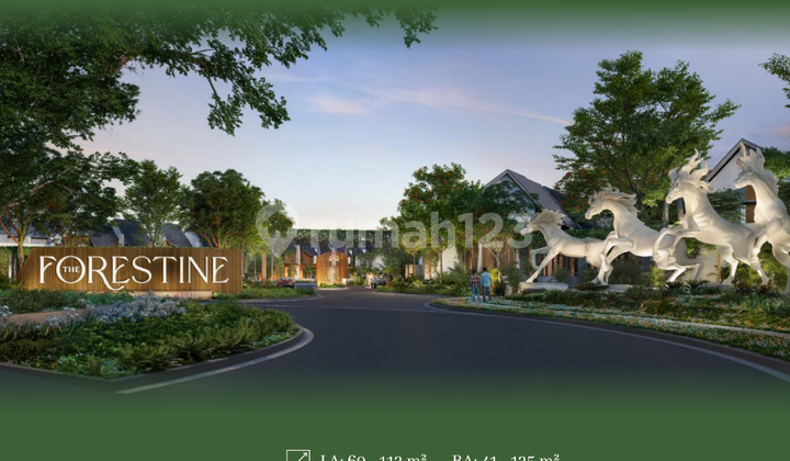 Dijual Rumah Baru The Forestine Semua Type di Kalideres, Jakarta Barat