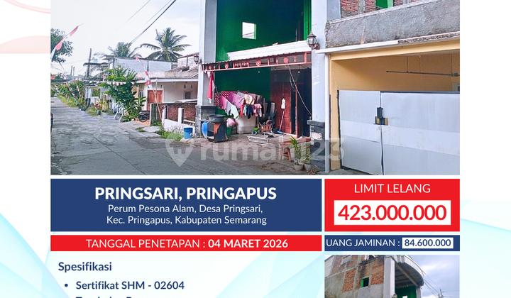 Auction of a 3-Story House in Pringapus, Semarang Regency 1