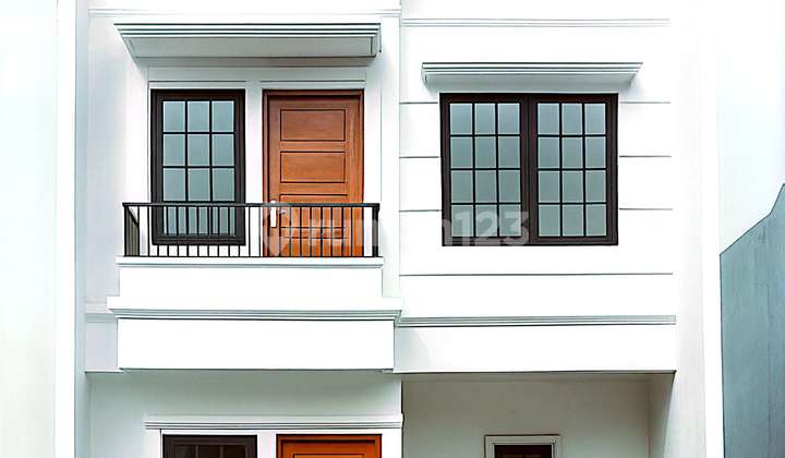 Rumah Modern Minimalis 2 Lantai Dalam Cluster Di Jakarta