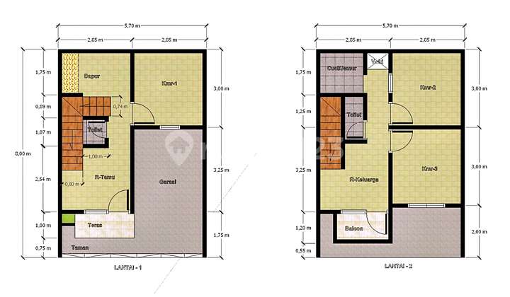 Hunian Mewah 2 Lantai Cipayung - Cuma 3 Menit ke Pintu Tol Setu & Bebas Banjir Rumah 2