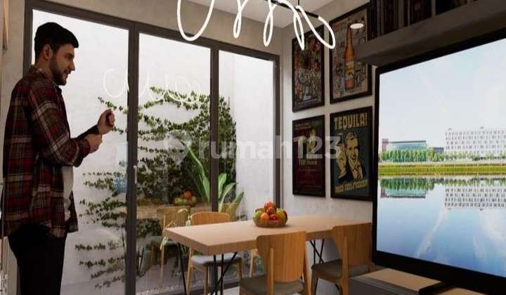 Free Furnish! Rumah Japandi Tropis Minimalis 2 Lantai Harga 500 Jutaan Di Jatijajar Depok 2