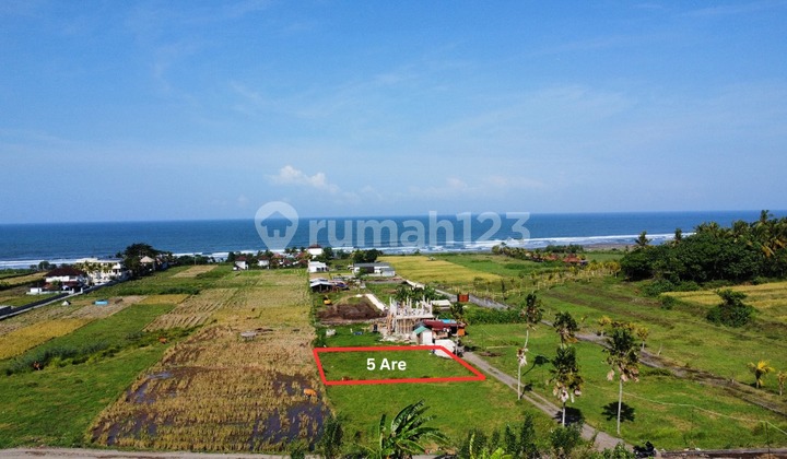 Tanah dijual 5 are di Medewi, Jembrana Bali