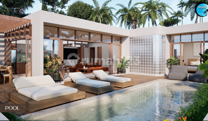 Villa Eksklusif Dijual di Bali - Pemandangan Laut & Sawah di Medewi yang Tenang