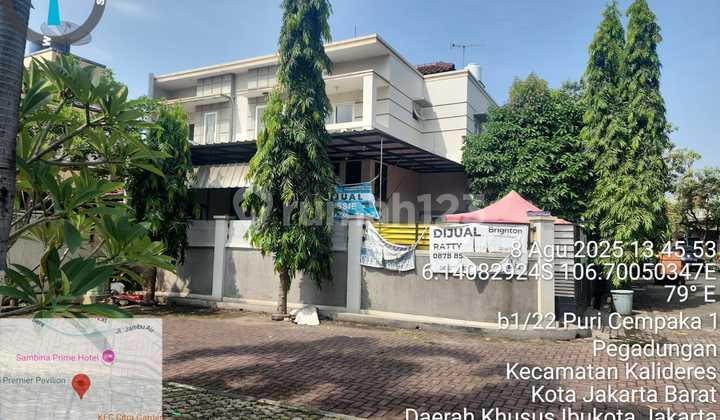 Jual Sebidang Tanah Harga "Cash Only" dengan Total Luas 264 M2 Berikut Bangunan di Puri Gardena Pegadungan Kalideres Kota Adm. Jakarta Barat Jual Sebidang Tanah Harga "Cash Only" dengan Total Luas 264 M2 Berikut Bangunan di Puri Gardena Pegadungan Kalideres Kota Adm. Jakarta Barat