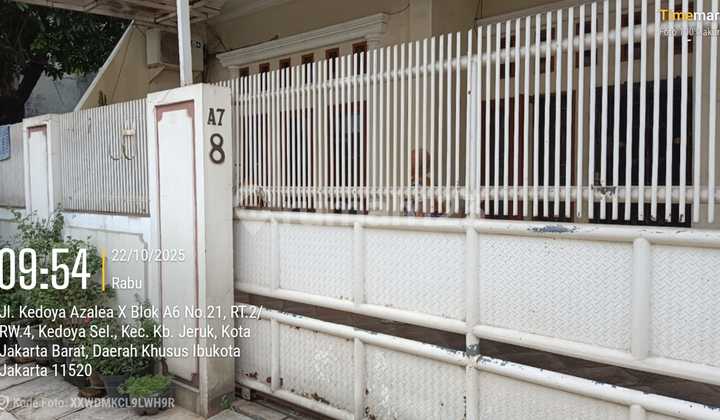 Jual Cuan Aset Hanya Cash Sebidang Tanah dengan Total Luas 150 M2 Berikut Bangunan di Kedoya, Kelurahan Kedoya Selatan, Kecamatan Kebon Jeruk, Kota Adm. Jakarta Barat