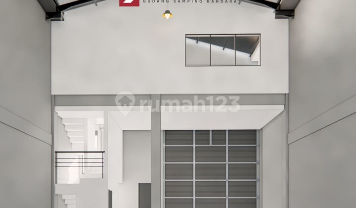 DIJUAL Gudang Samping Bandara Akses Kontainer di Benda Tangerang