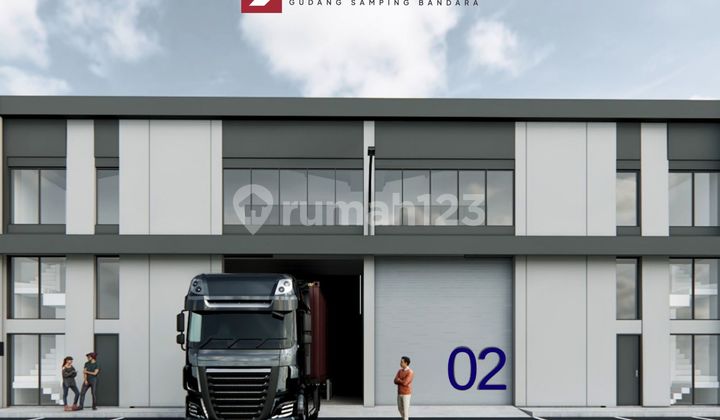 Gudang Samping Bandara Akses Kontainer